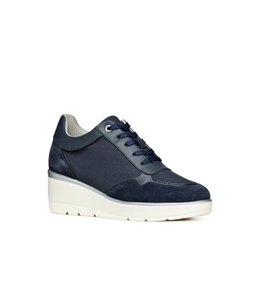 Geox D Ilde A-Shi.Text+Suede 